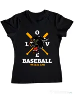 Tricou ADLER dama Panthers team Negru
