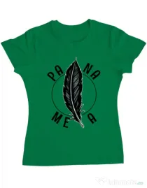 Tricou ADLER dama Pana mea Verde mediu