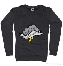 Bluza ADLER dama Dark and gloomy Negru melanj
