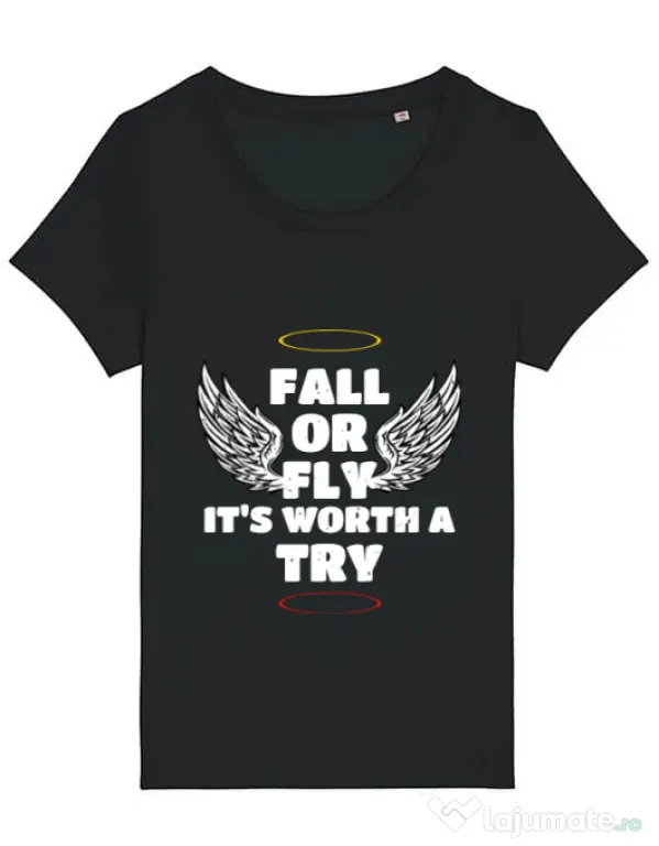 Tricou STANLEY STELLA dama Fall or fly Negru