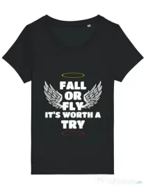 Tricou STANLEY STELLA dama Fall or fly Negru