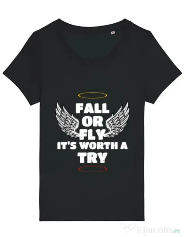 Tricou STANLEY STELLA dama Fall or fly Negru
