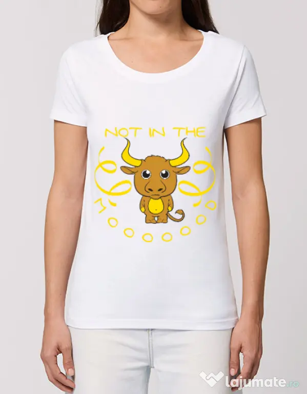 Tricou STANLEY STELLA dama Not in the mood Alb