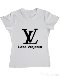 Tricou ADLER dama Lasa vrajeala Alb