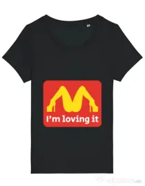 Tricou STANLEY STELLA dama I'm loving it Negru