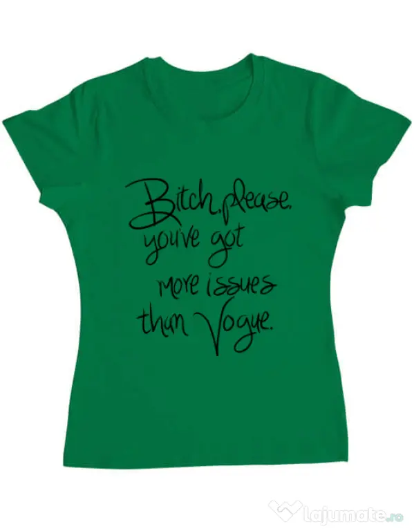 Tricou ADLER dama Vogue issues Verde mediu