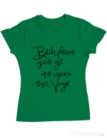 Tricou ADLER dama Vogue issues Verde mediu