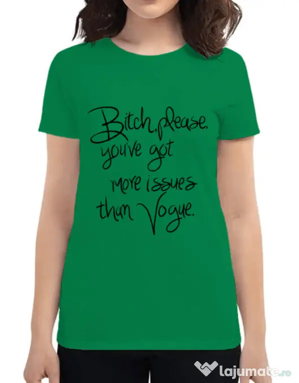 Tricou ADLER dama Vogue issues Verde mediu