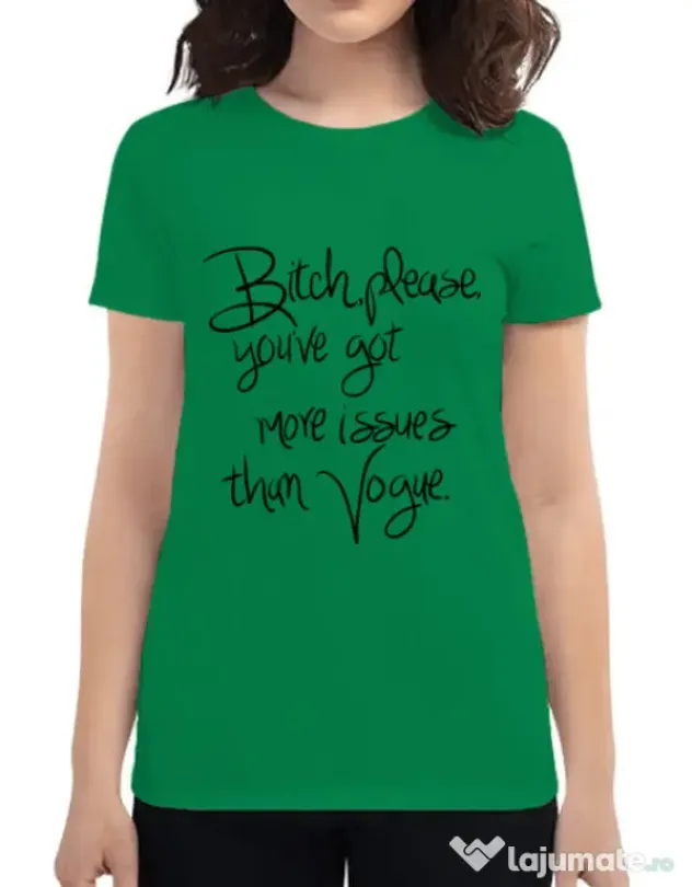 Tricou ADLER dama Vogue issues Verde mediu