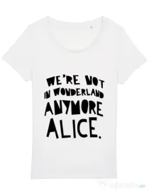 Tricou STANLEY STELLA dama Not in wonderland Alb