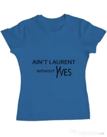 Tricou ADLER dama Yves saint laurent Albastru azuriu