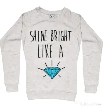 Bluza ADLER dama Shine bright like a diamond Migdala melanj