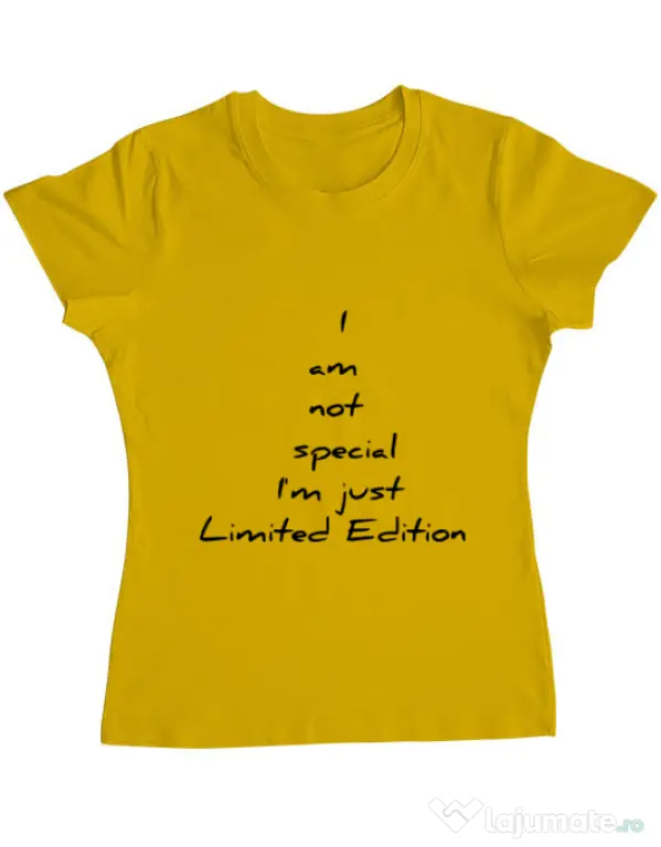 Tricou ADLER dama Limited edition 2 Galben