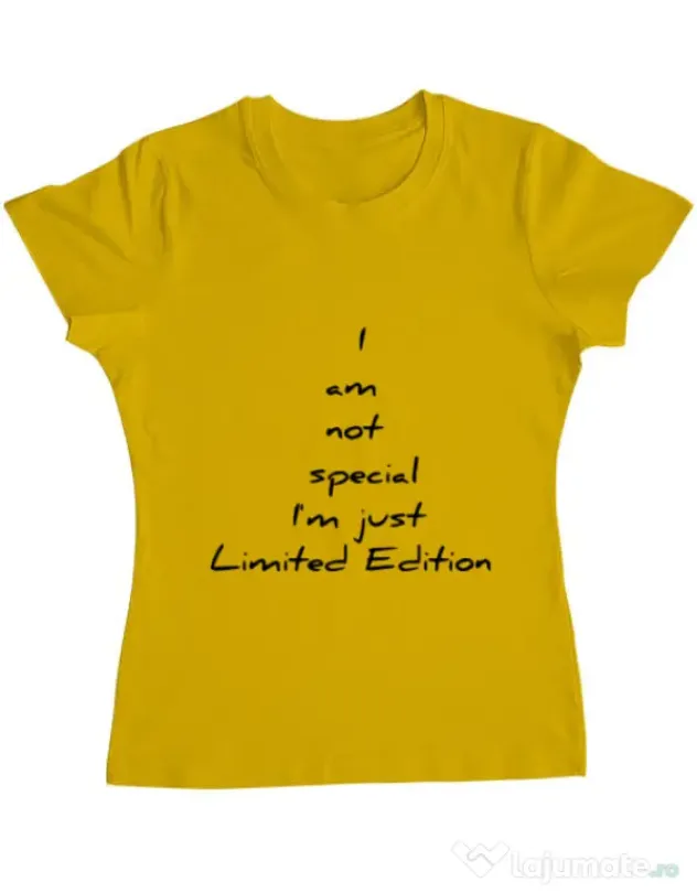 Tricou ADLER dama Limited edition 2 Galben