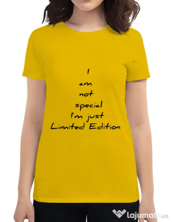 Tricou ADLER dama Limited edition 2 Galben