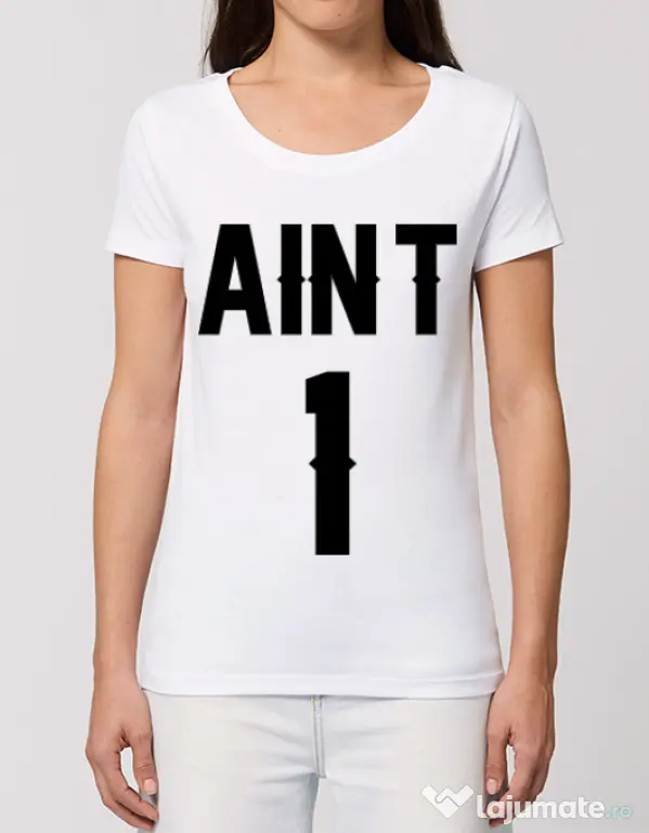Tricou STANLEY STELLA dama Ain t one Alb