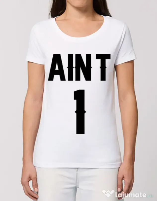 Tricou STANLEY STELLA dama Ain t one Alb