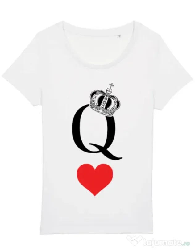 Tricou STANLEY STELLA dama Fancy queen Alb