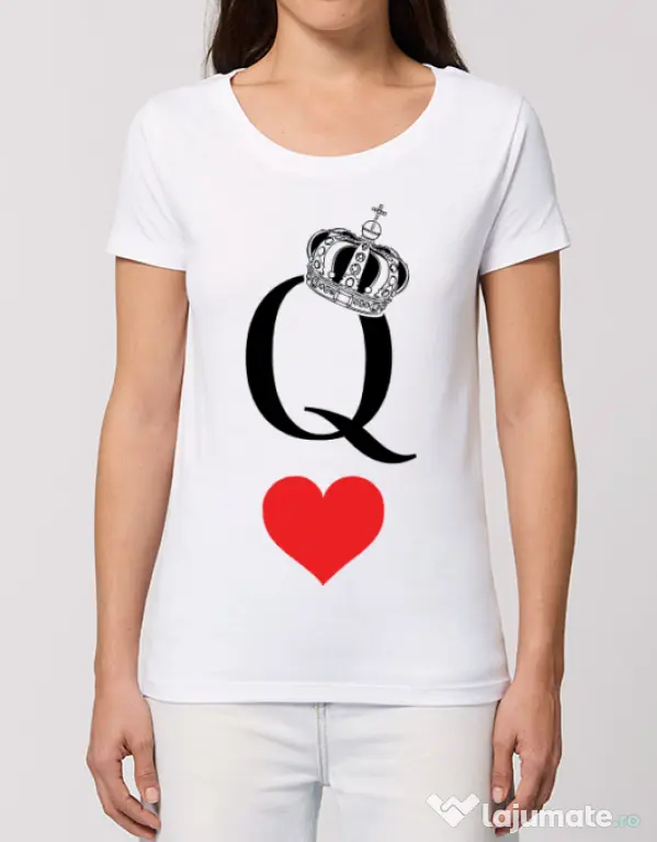 Tricou STANLEY STELLA dama Fancy queen Alb