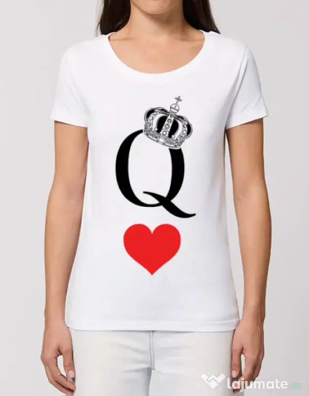 Tricou STANLEY STELLA dama Fancy queen Alb