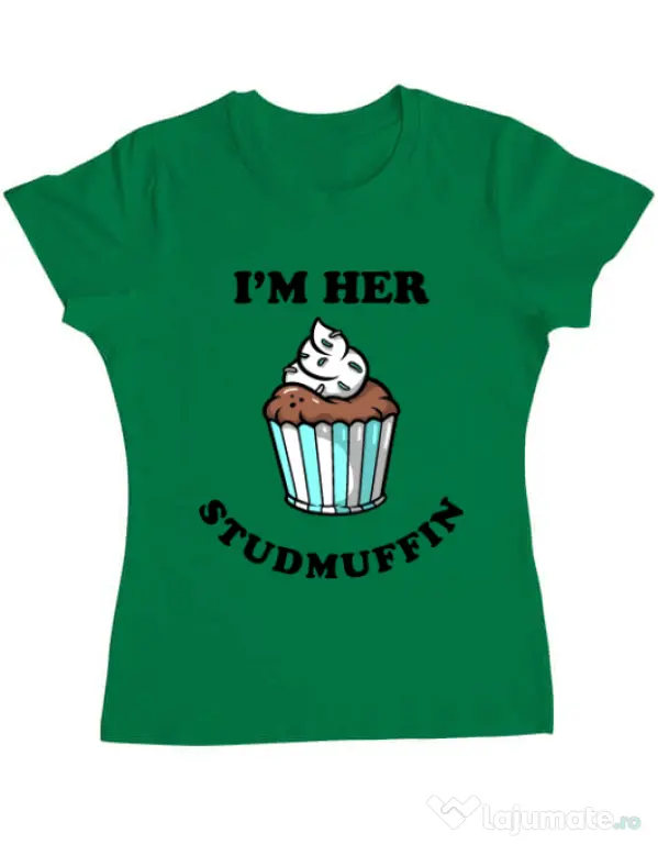 Tricou ADLER dama Her studmuffin Verde mediu