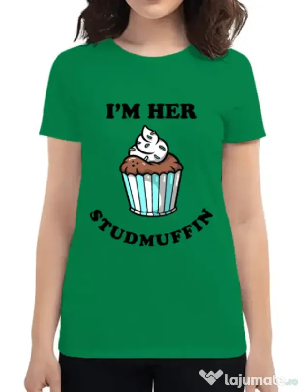 Tricou ADLER dama Her studmuffin Verde mediu