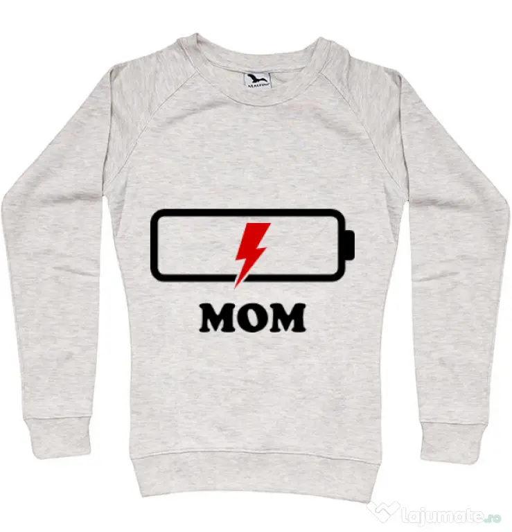 Bluza ADLER dama Mom battery Migdala melanj