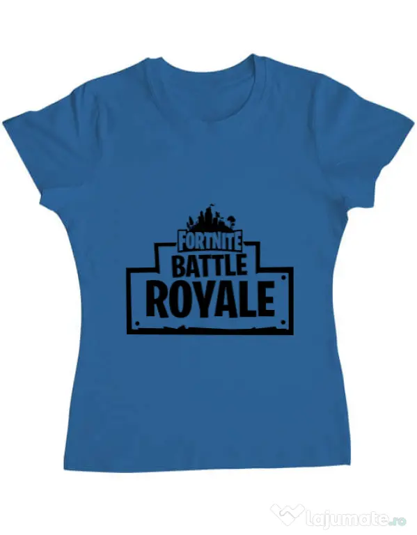 Tricou ADLER dama Battle royale 2 Albastru azuriu