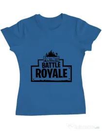 Tricou ADLER dama Battle royale 2 Albastru azuriu