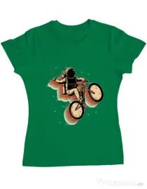Tricou ADLER dama Cycling space Verde mediu
