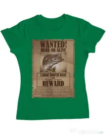 Tricou ADLER dama Dead or alive Verde mediu