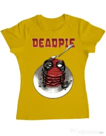 Tricou ADLER dama Deadpie Galben