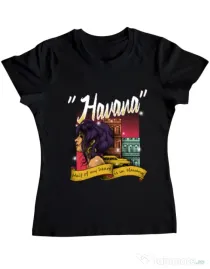 Tricou ADLER dama Havana Negru