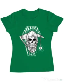 Tricou ADLER dama Experience death Verde mediu