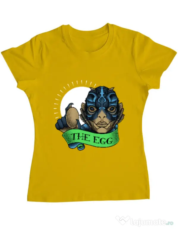 Tricou ADLER dama Shape of water Galben