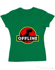 Tricou ADLER dama Offline Verde mediu