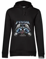 Hoodie dama cu gluga Venom gym Negru