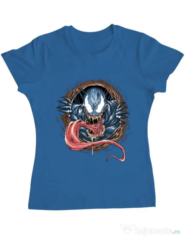 Tricou ADLER dama Venom rise Albastru azuriu