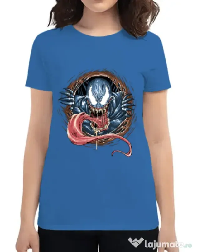 Tricou ADLER dama Venom rise Albastru azuriu