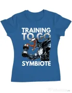 Tricou ADLER dama Venom training Albastru azuriu