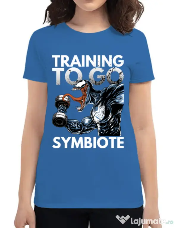 Tricou ADLER dama Venom training Albastru azuriu