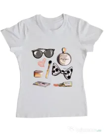Tricou ADLER dama Every girl Alb