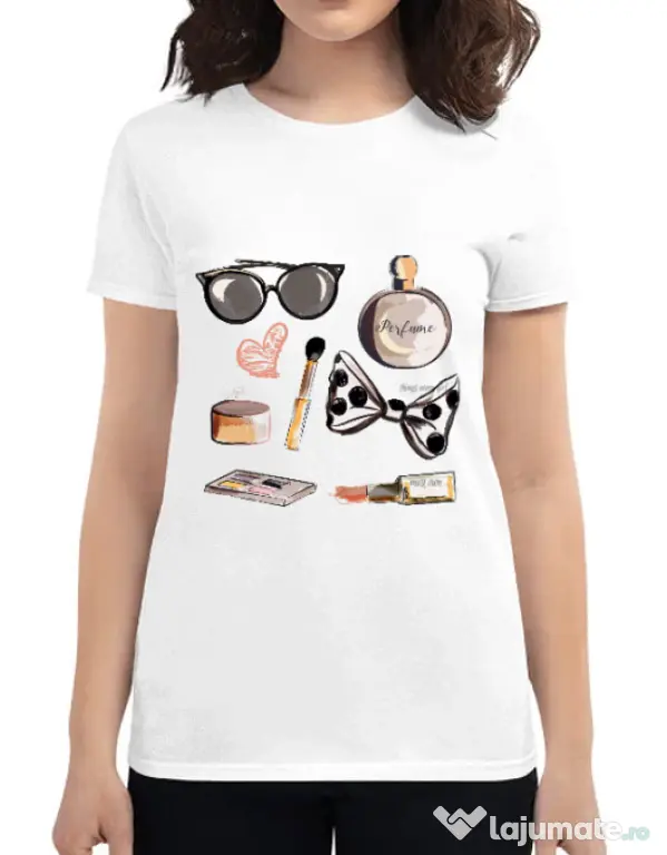Tricou ADLER dama Every girl Alb
