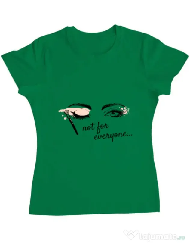 Tricou ADLER dama Not for everyone Verde mediu