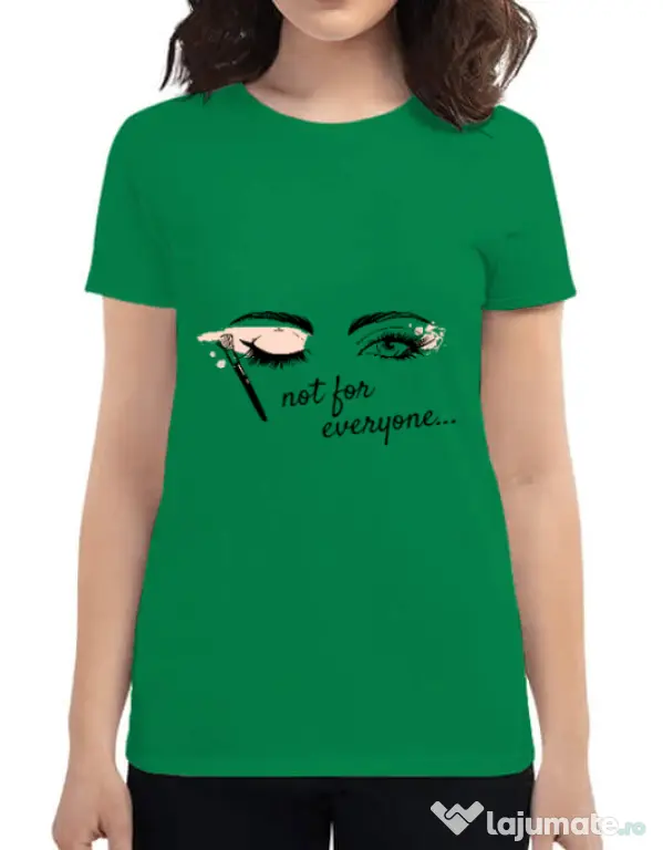 Tricou ADLER dama Not for everyone Verde mediu