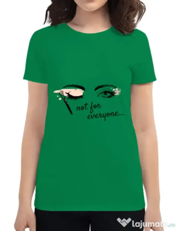 Tricou ADLER dama Not for everyone Verde mediu