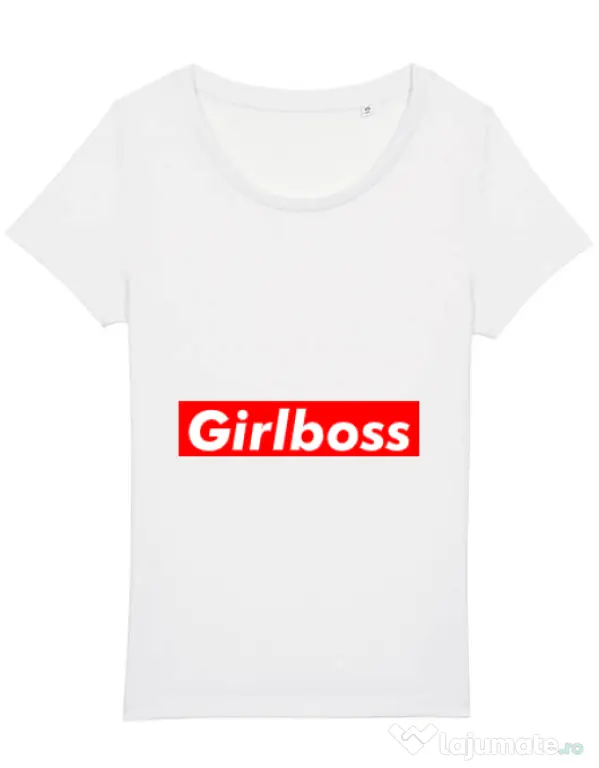 Tricou STANLEY STELLA dama Girlboss Alb