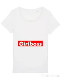 Tricou STANLEY STELLA dama Girlboss Alb