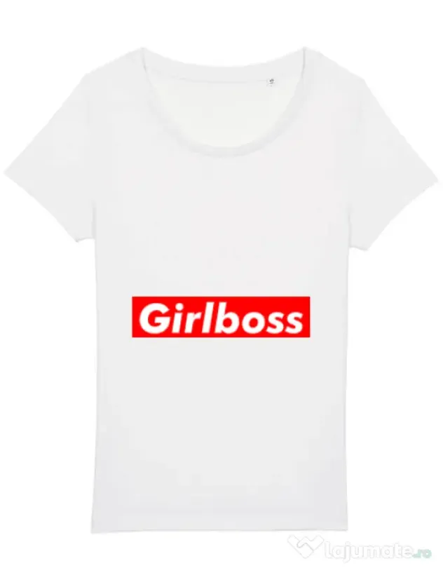 Tricou STANLEY STELLA dama Girlboss Alb