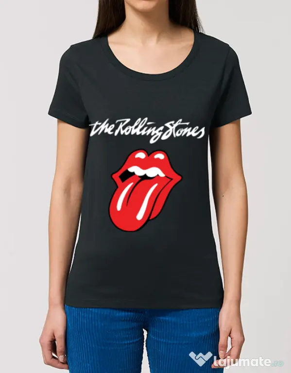 Tricou STANLEY STELLA dama The Rolling Stones Negru